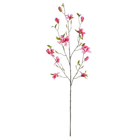 VICKERMAN 39 in. Mini Fuchsia Magnolia Spray FA187670